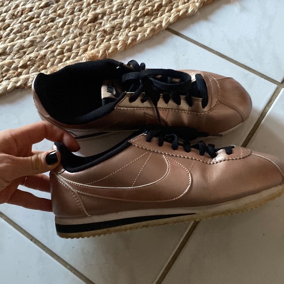 Nike Shoes - Nike metallic cortez sneakers